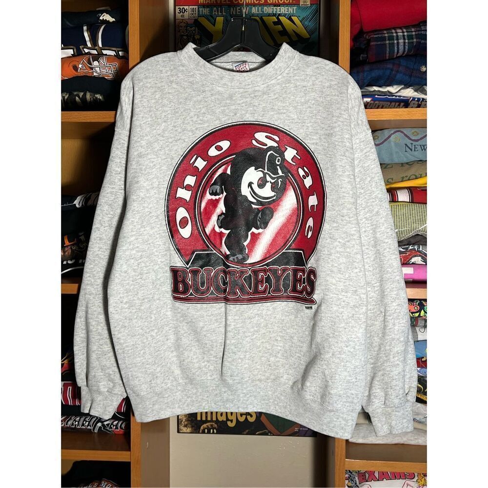 Vintage Ohio State Buckeyes Brutus University Sweater